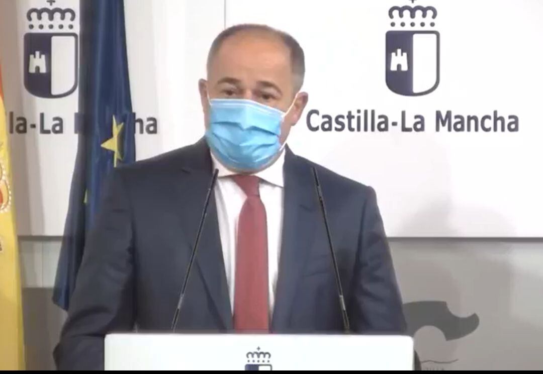 Emilio Sáez, durante su intervención