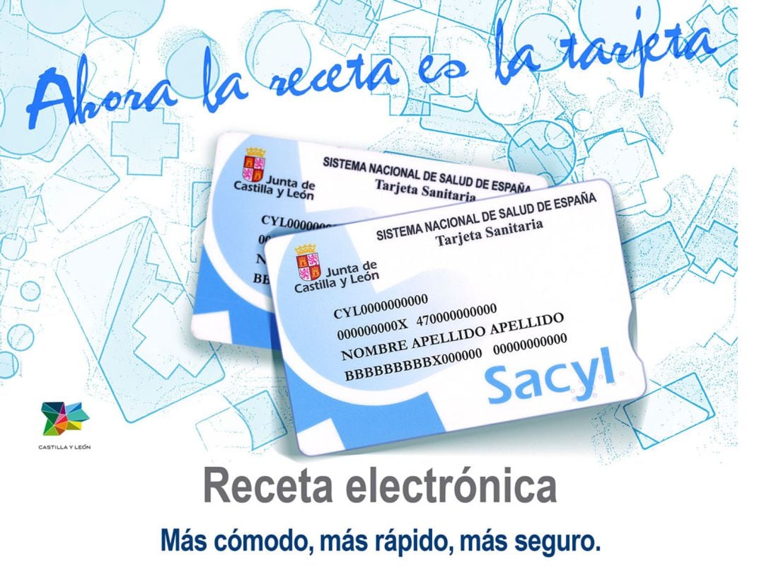 Cartel informativo de la receta electrónica