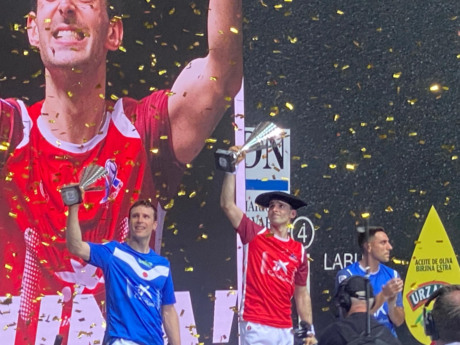 Altuna logra en el frontón Bizkaia su cuarta txapela del Manomanista