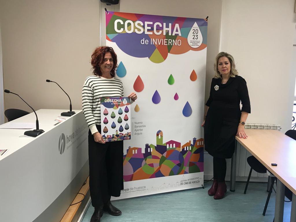 Merche Albero y Beatriz Calvo, en la presentación de Cosecha de invierno