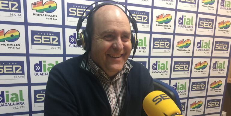 Braulio Carlés, presidente de la &quot;Mesa del Tercer Sector de Castilla-La Mancha&quot; desde los estudios de SER Guadalajara