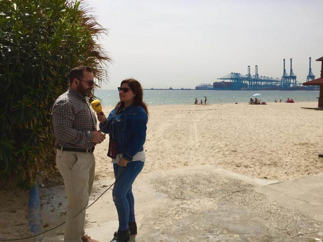 Segundo Ávila concejal de Playas en el Ayuntamiento de Algeciras.