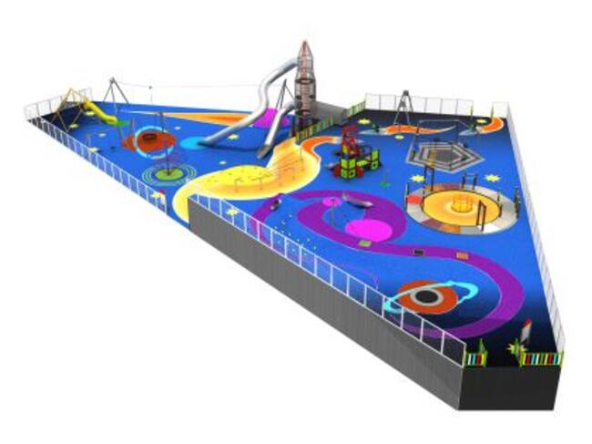 Infografía del parque de Jenaro de la Fuente