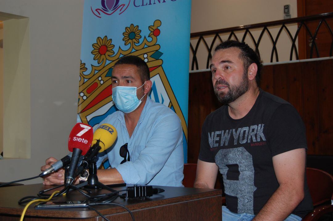 Juan Pedro Ramos junto a Juan Carlos Gómez 