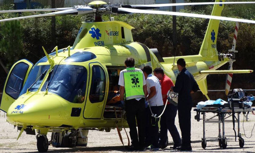 Imagen de archivo de un helicóptero de rescate portugués