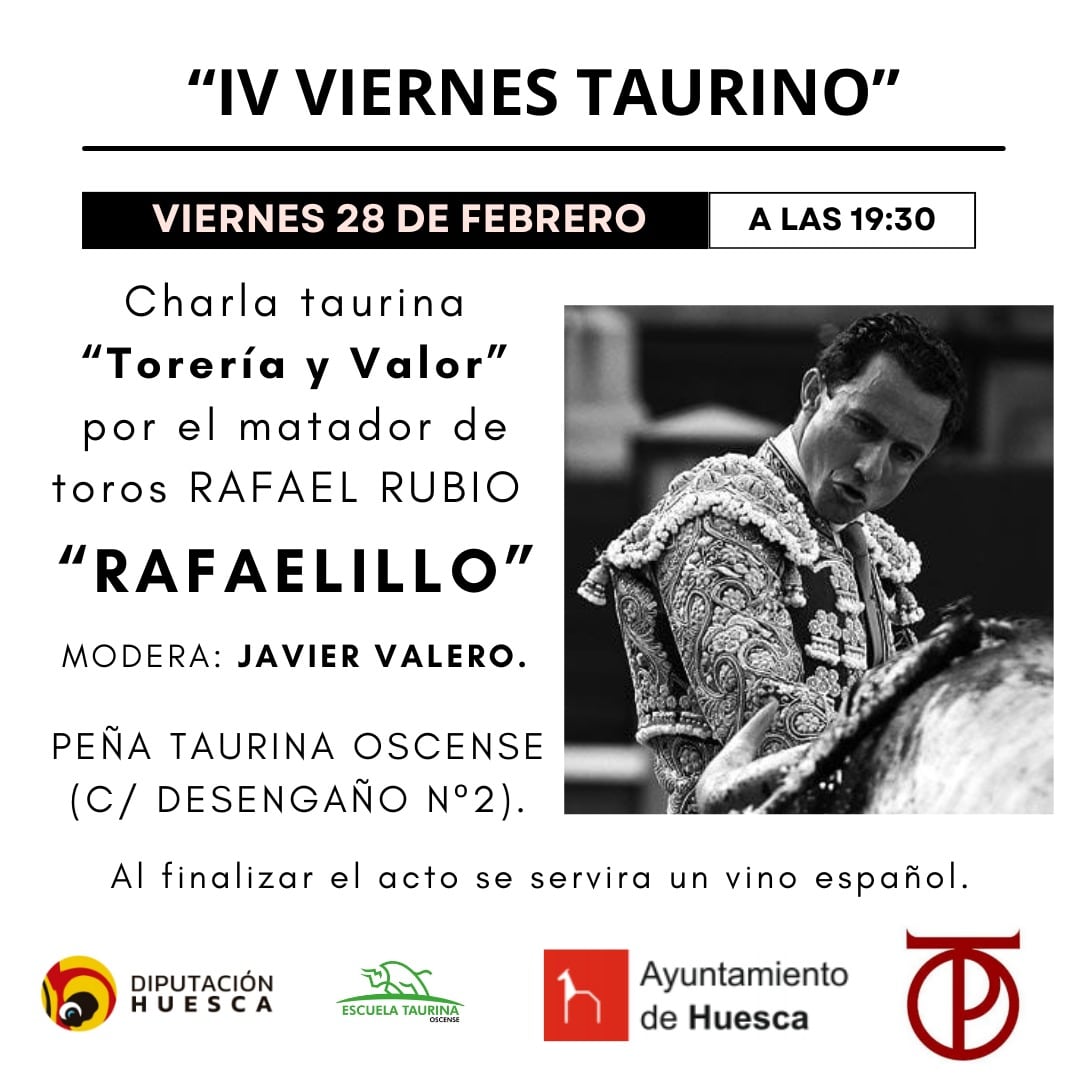 Rafaelillo será protagonista de los Viernes Taurinos