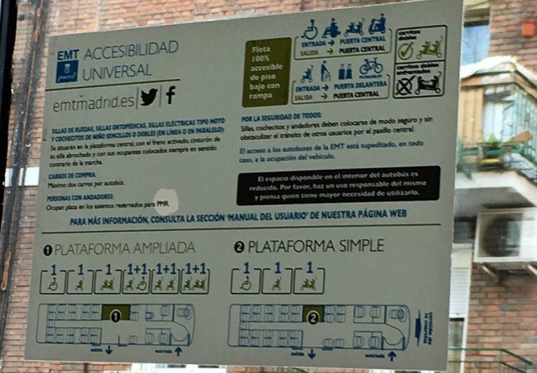 El Langui denucia que los autobuses del Consorcio Regional de Transportes de Madrid no garantizan la accesibilidad