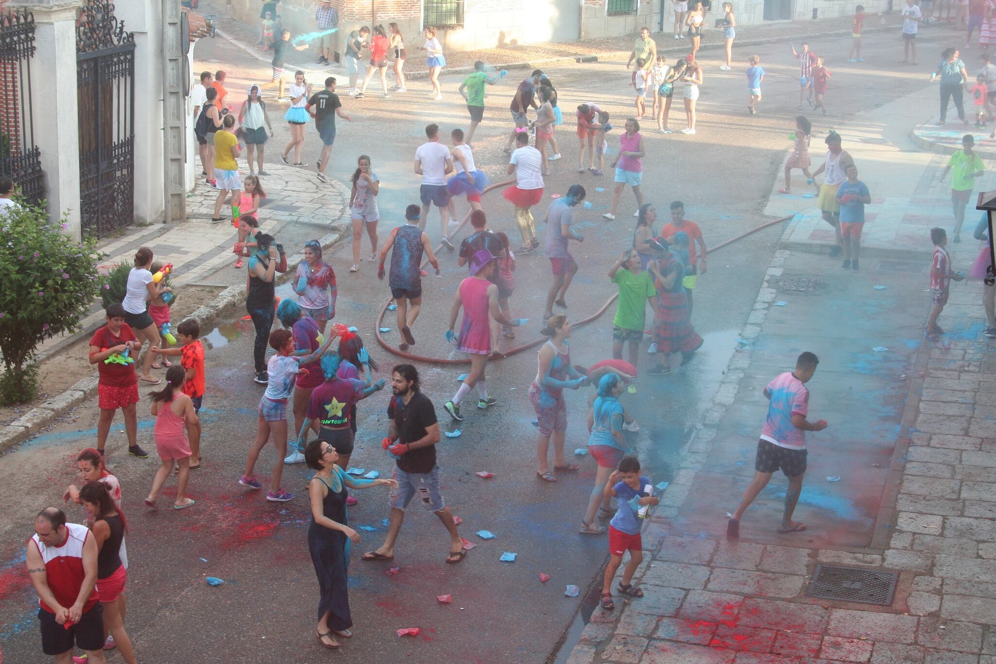 Mojada e inicio de las fiestas de Pozaldez en años anteriores