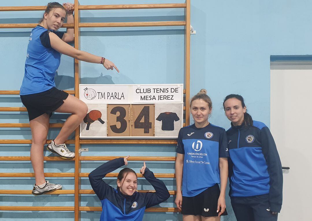 El equipo femenino del CTM Jerez gana y da un paso importante hacia la permanencia