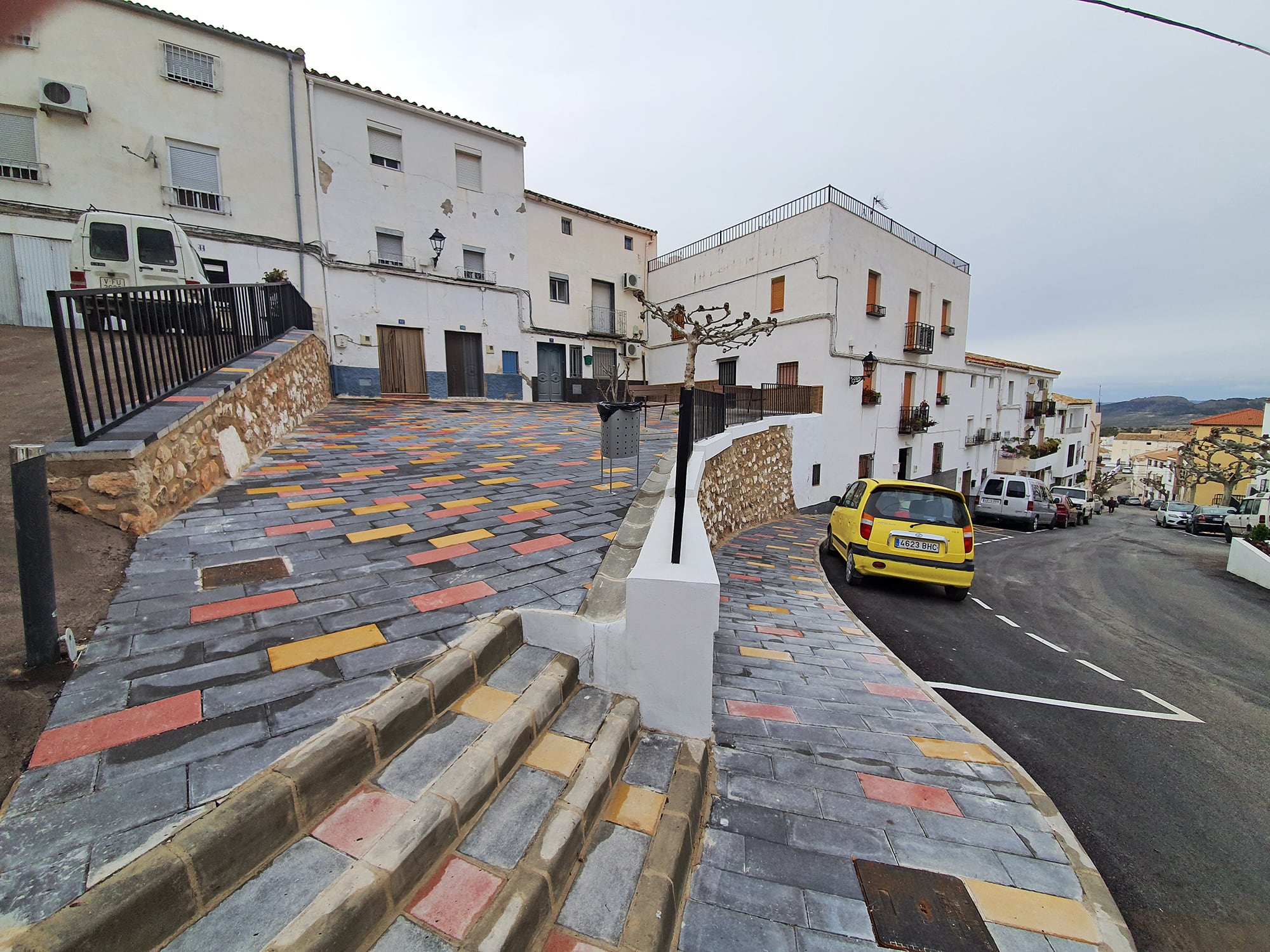 Otro de los tramos en los que se ha actuado en la calle La Rambla de Bedmar