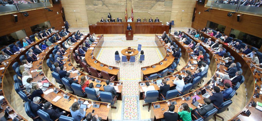 Imagen del pleno de la Asamblea de Madrid