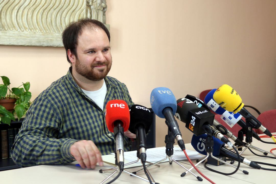 El responsable de la Delegació de Mitjans de Comunicació del Bisbat de Girona, Xavier Roca.