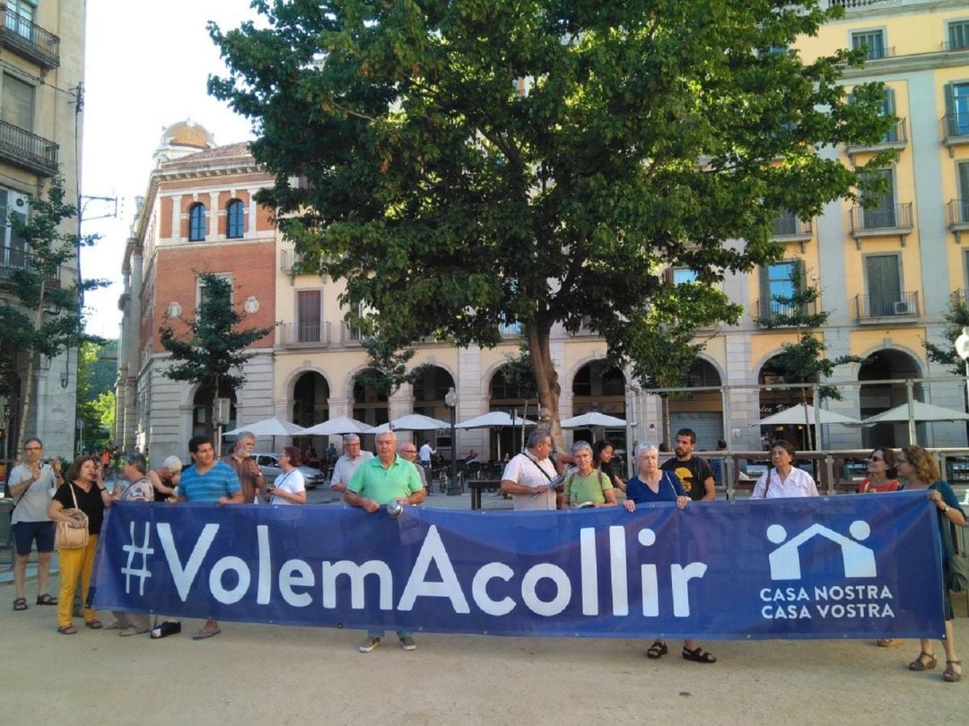 Concentració dels inicis de la plataforma