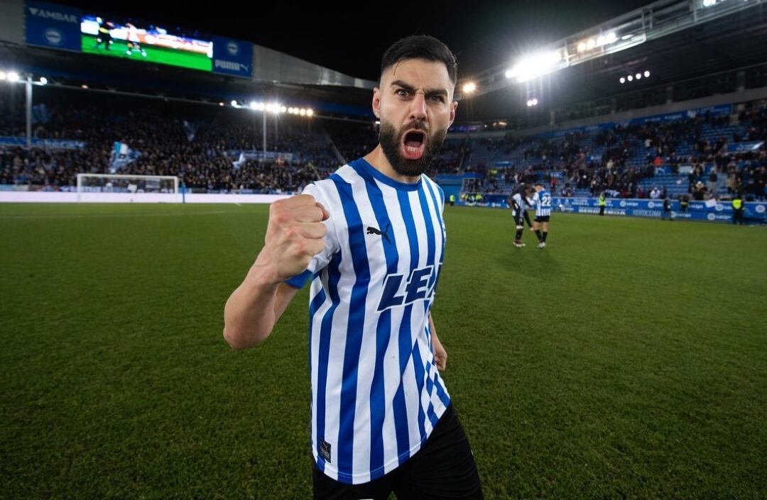 Rubén Duarte es el capitán número uno del Alavés.