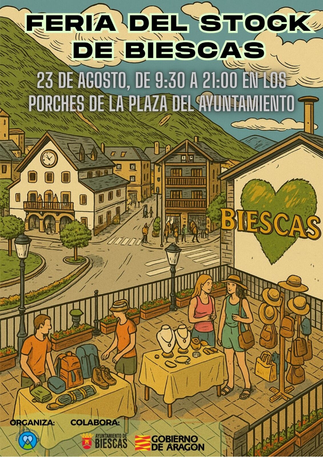 Cartel Feria del Stock Biescas 2025