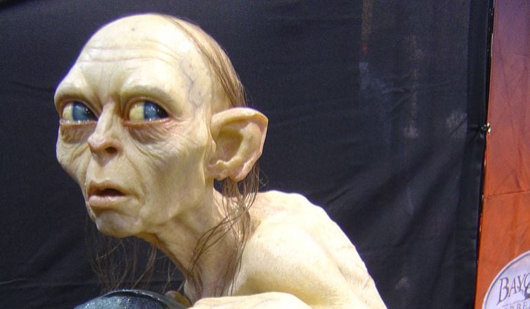 Imagen del personaje Gollum, de El señor de los anillos.