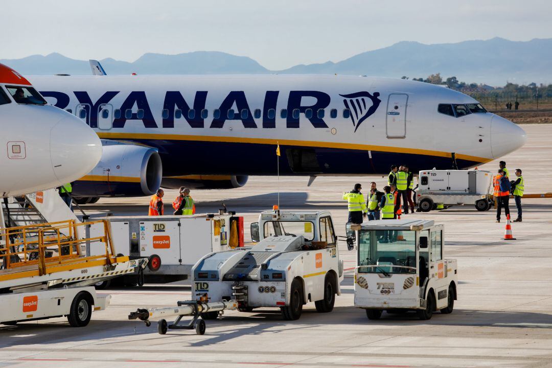 Avión de Ryanair