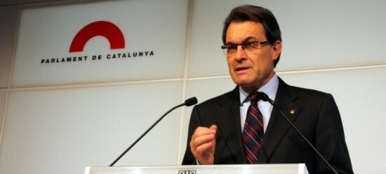 El president de la Generalitat, Artur Mas, comparece en el Parlament de Catalunya