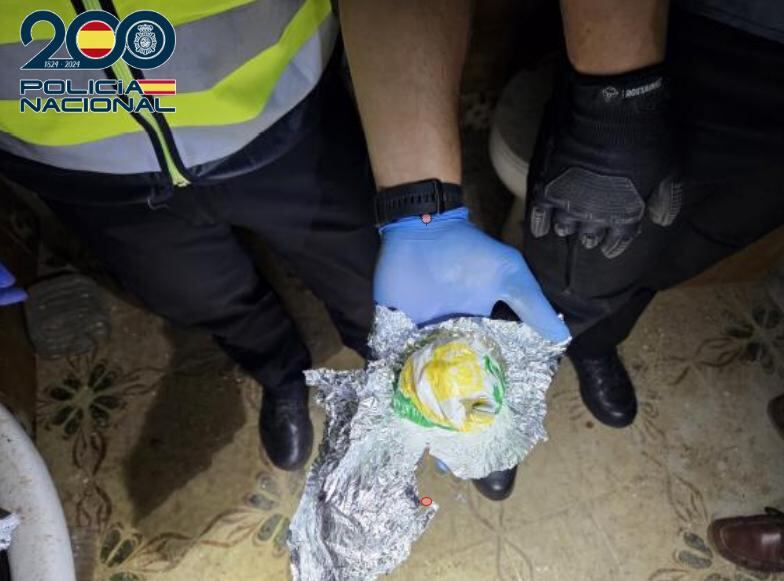 Cocaína decomisada en Puertollano