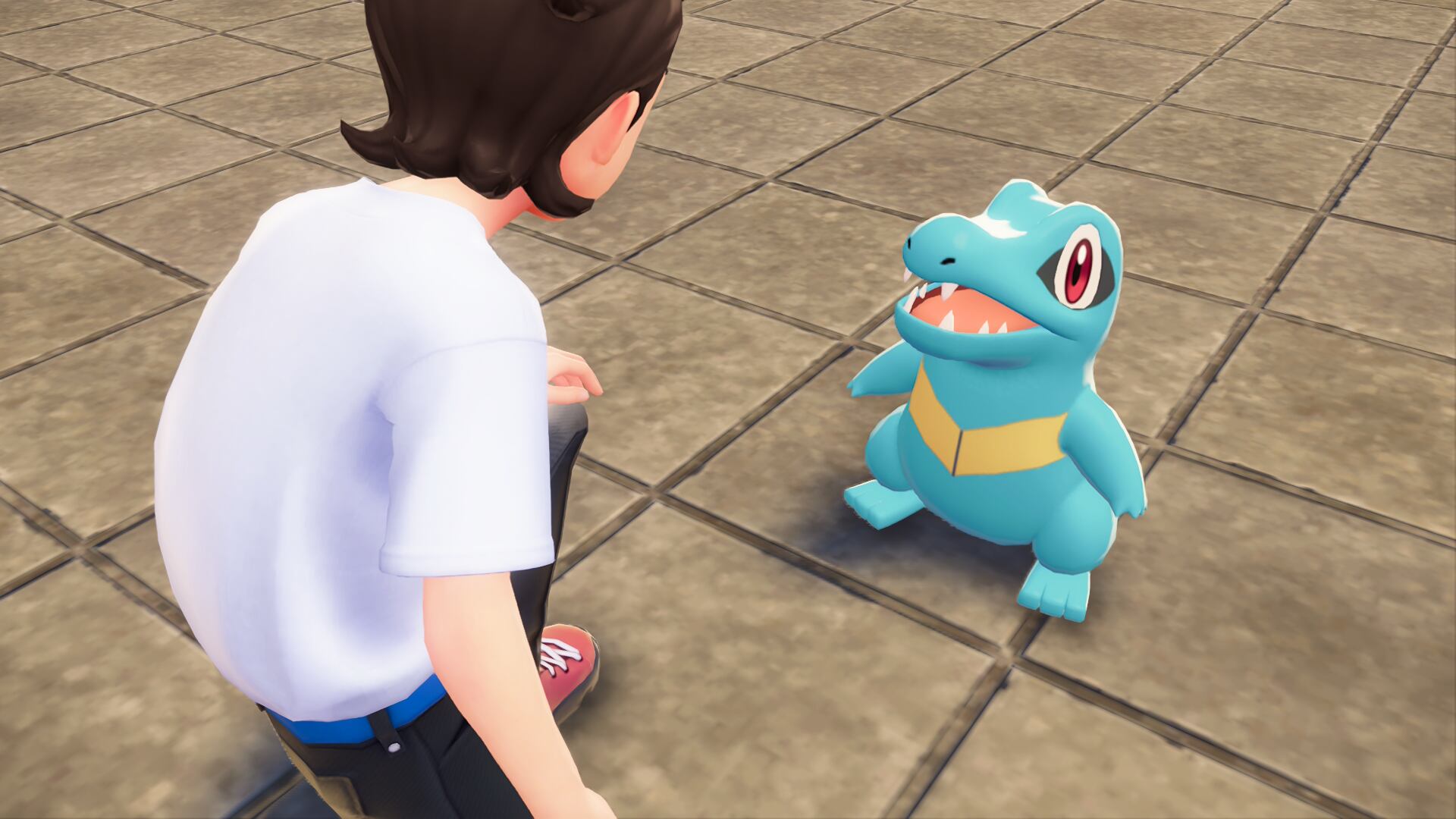 Totodile ha sido nuestro inicial.