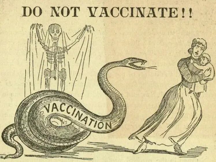 Publicación antivacunas (1892) The Historical Medical Library of The College of Physicians of Philadelphia