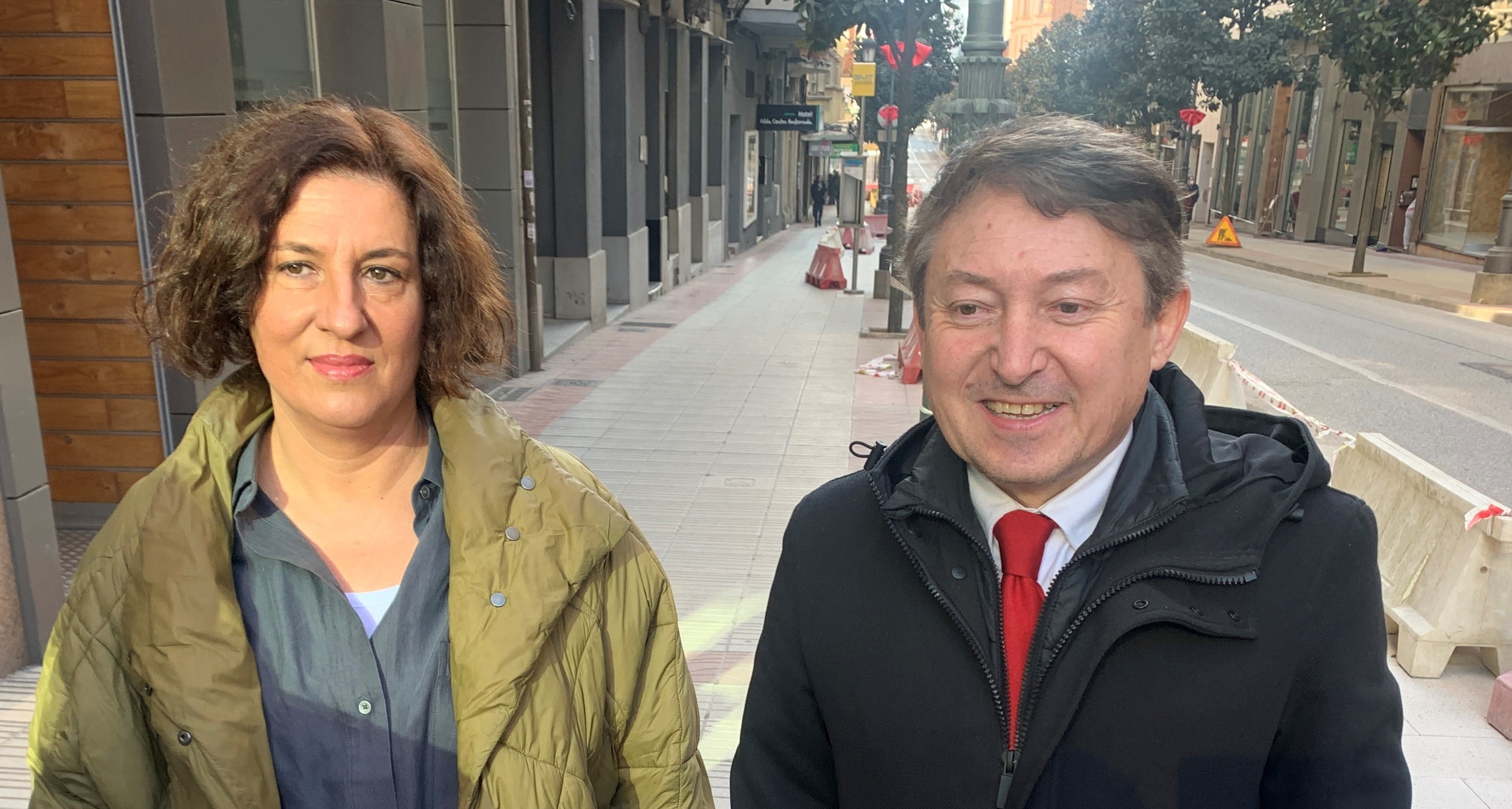 Cristina López y Samuel Folgueral