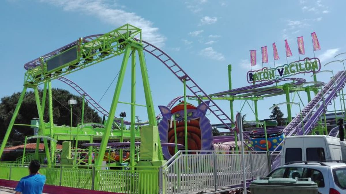 Susto sin consecuencias en una atracción de las Ferias de San Isidro