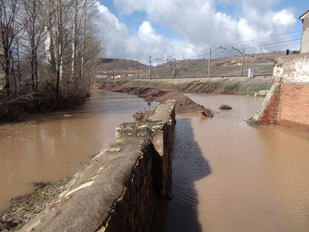 Río henares en Sigüenza.