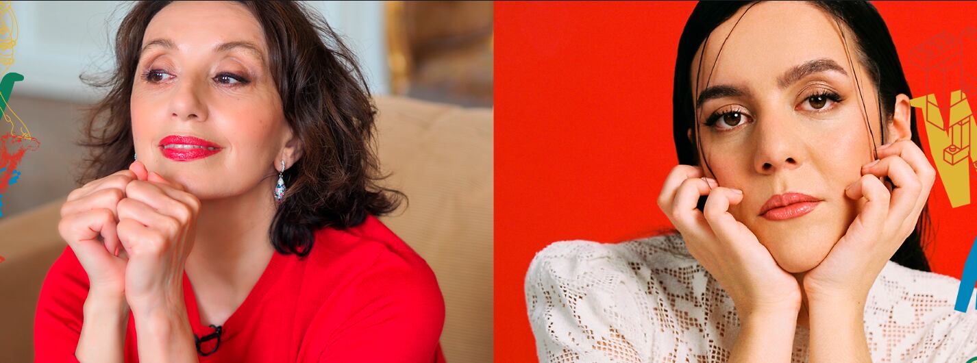 Luz Casal y Valeria Castro el domingo en Pirineos Sur