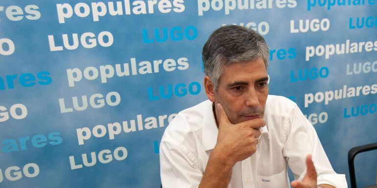 Jaime Castiñeira, portavoz del PP del concello de Lugo