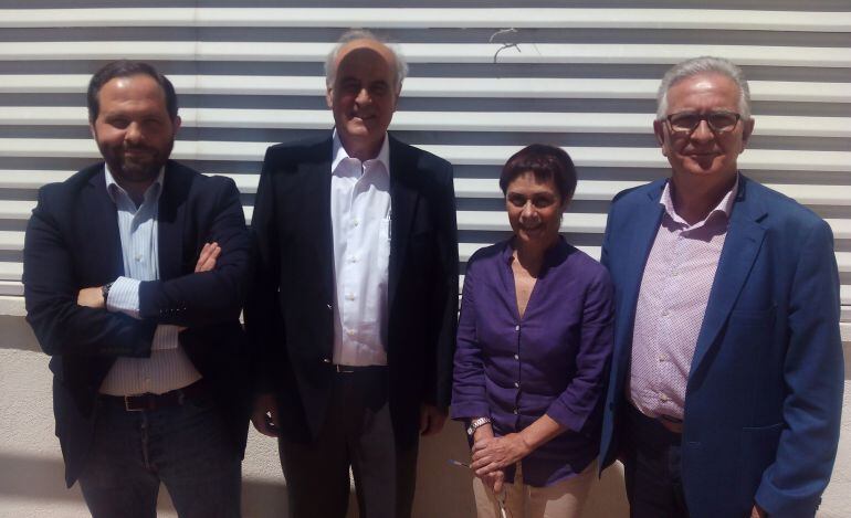 Diego Sanjuanbenito, Juan Luis Ruiz-Giménez, Carmen San José y José Ángel Gómez-Chamorro.