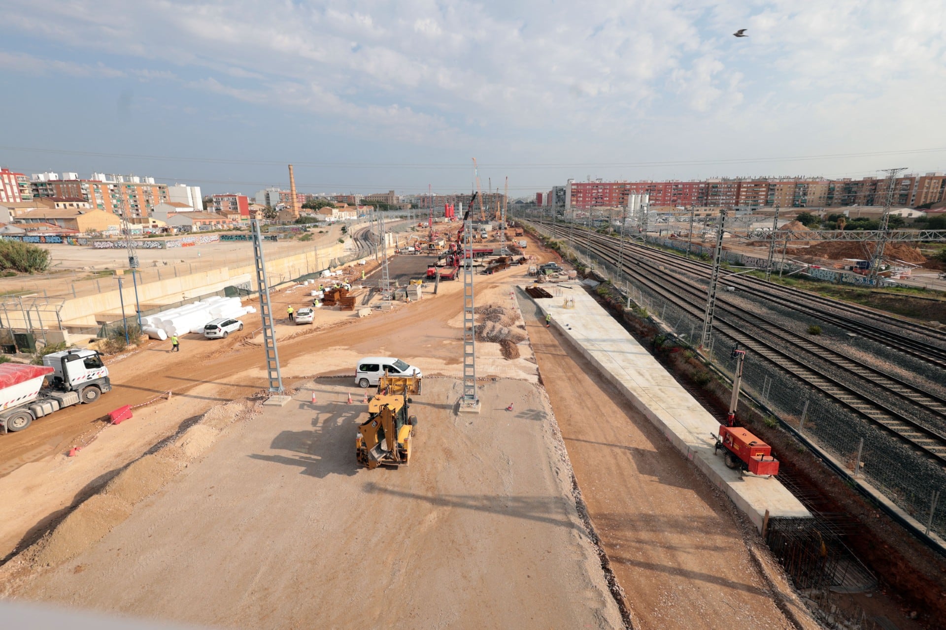 Acto a favor del Corredor Mediterráneo en València