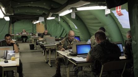 La base de San Isidro acoge un millar de militares que participan del ejercicio Trident Jackal 2019