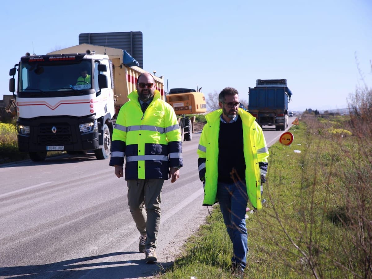 Diputación financia con 2,7 millones obras de emergencia en carreteras del Campo de Gibraltar