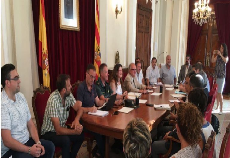 Reunión de afectados en la Subdelegación del Gobierno