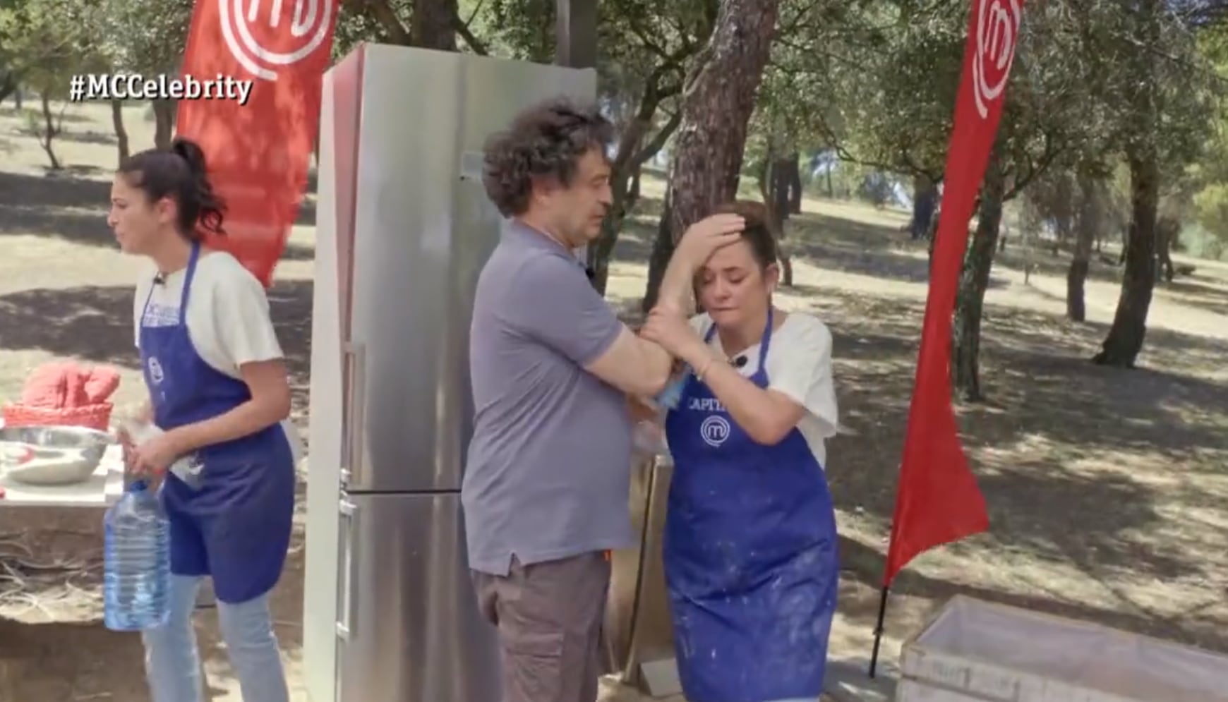 Toñi Moreno se marea en MasterChef.