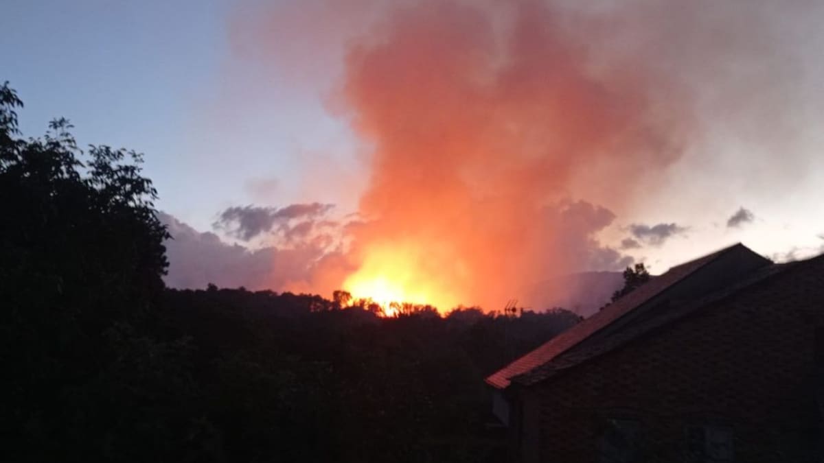 El incendio intencionado de Las Médulas arrasó 14 hectáreas