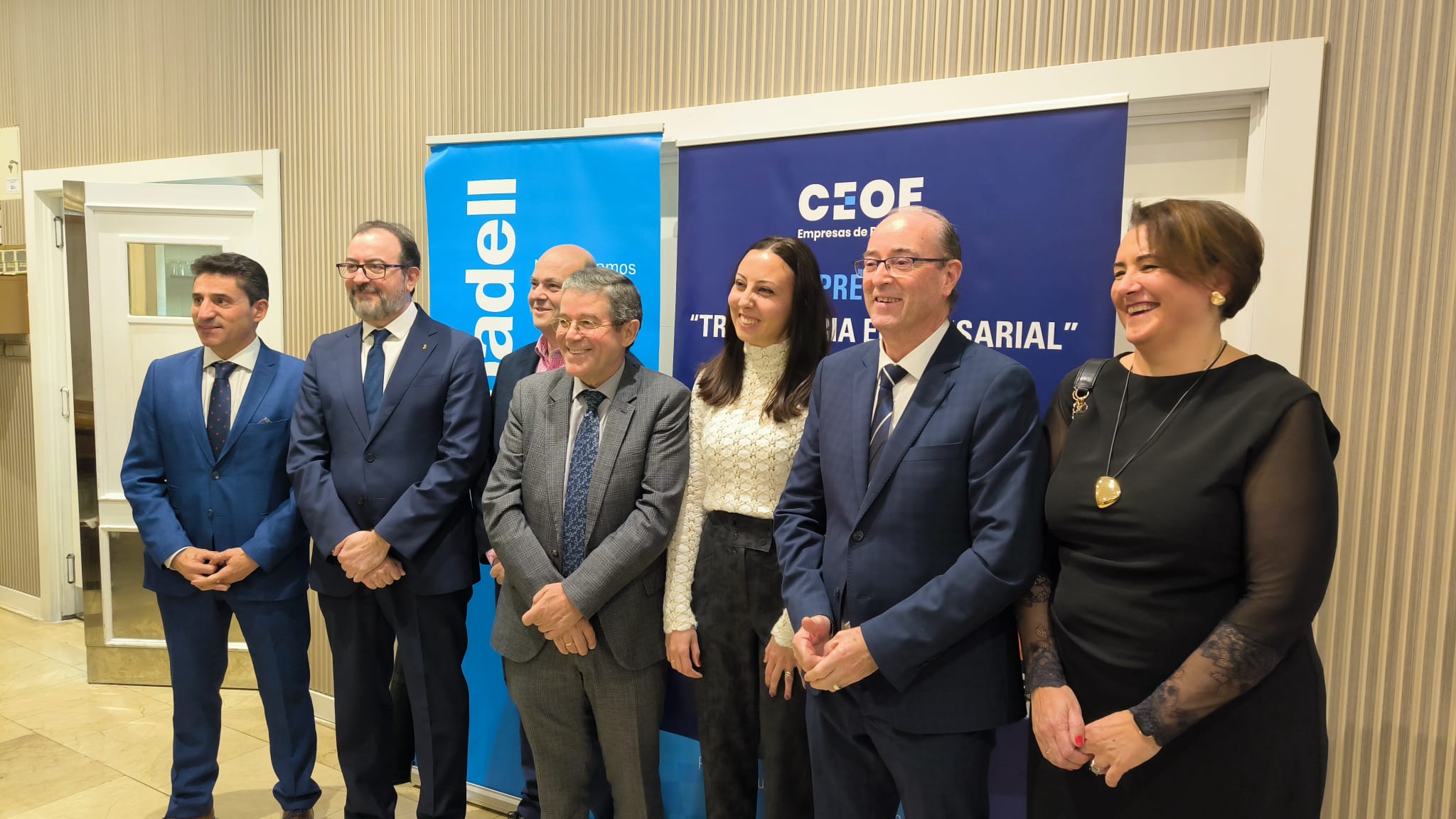 X Premio Trayectoria Empresarial de CEOE Palencia a Construcciones Lesmes