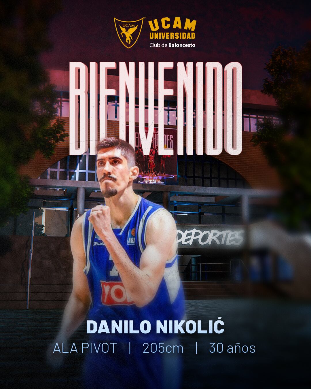 Danilo Nikolic es nuevo jugador del UCAM Murcia CB