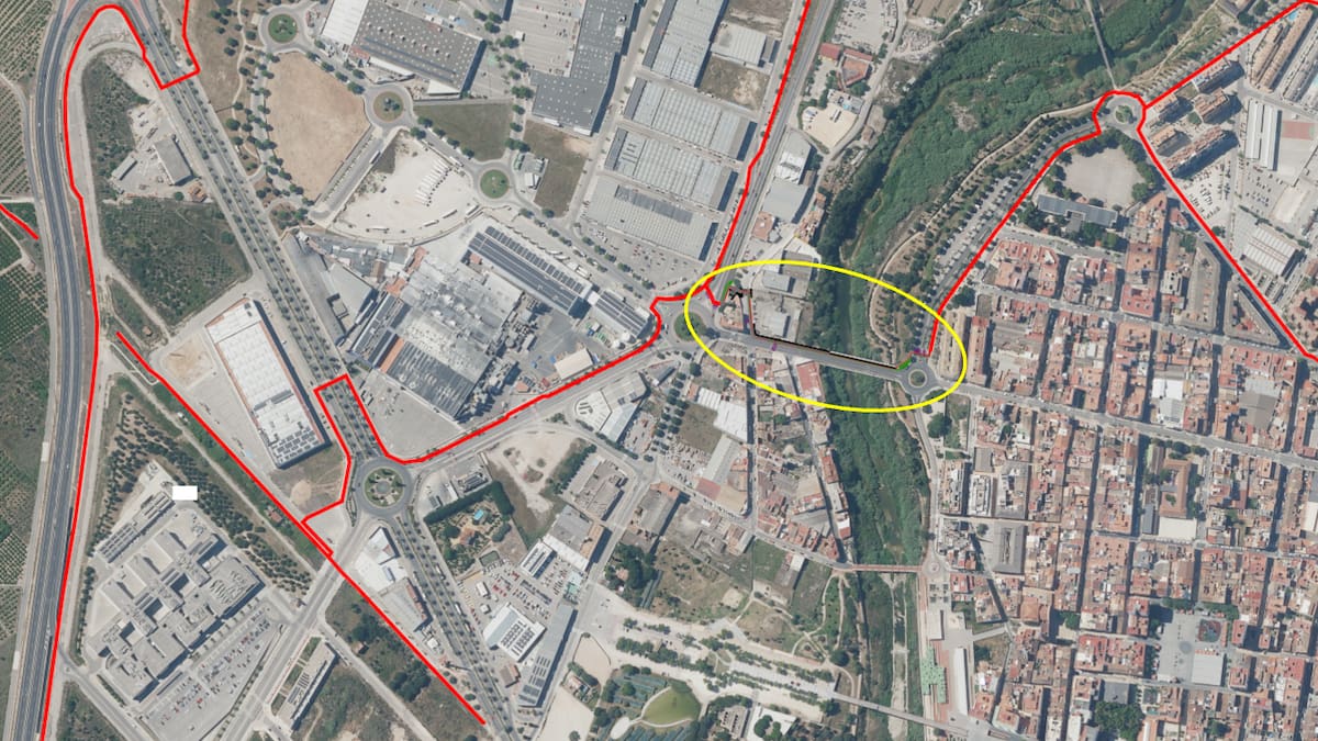 Gandia une sus zonas industriales con el centro de la ciudad mediante carriles bici