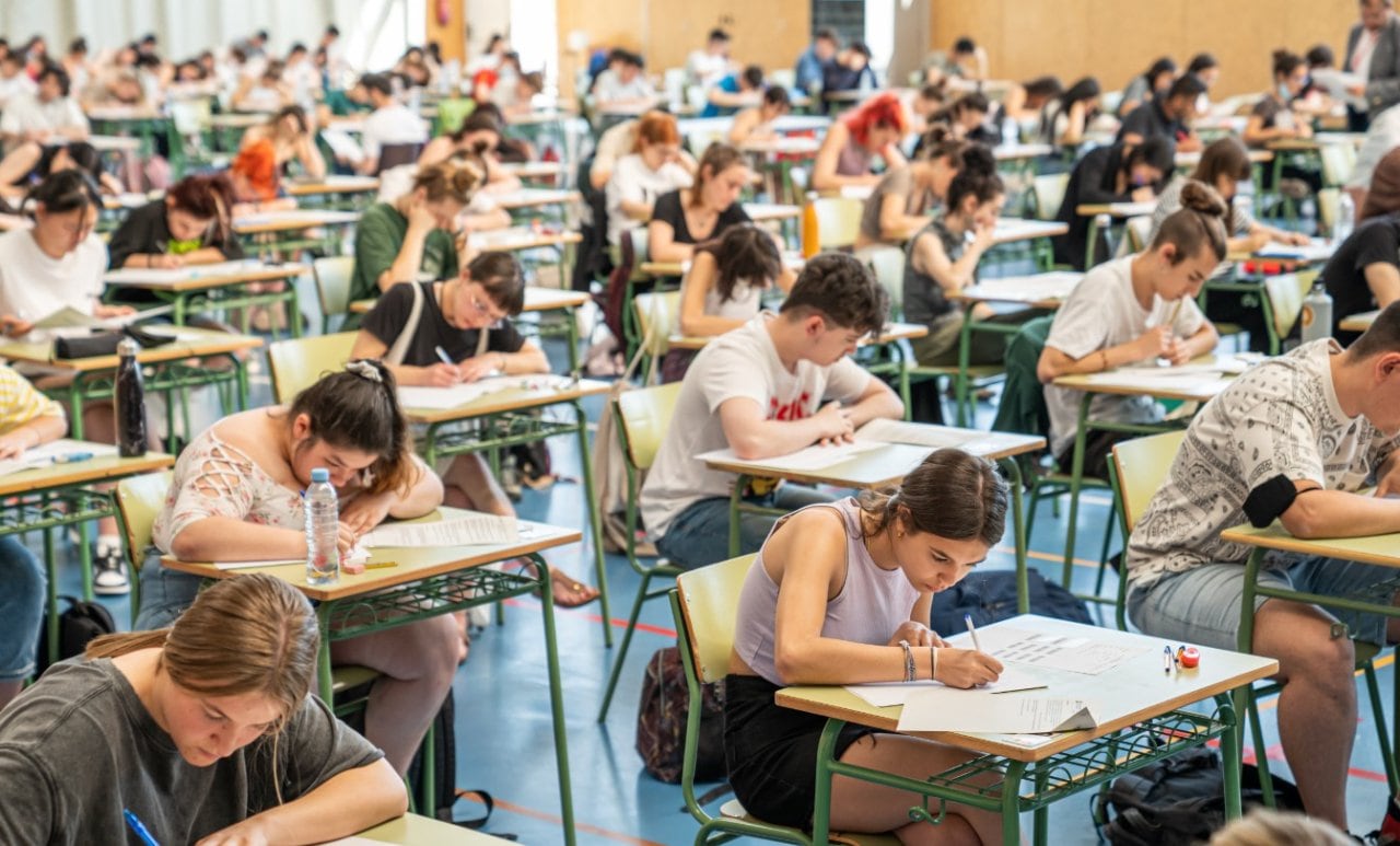 Prueba de la EBAU en la Universidad de La Rioja