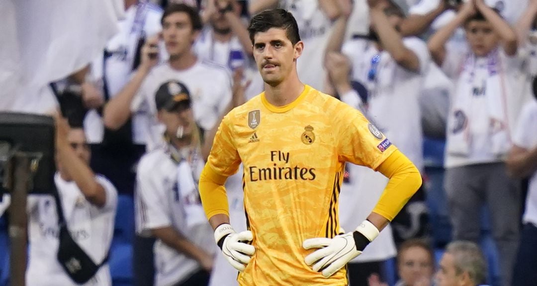 Thibaut Courtois, durante el Real Madrid-Brujas