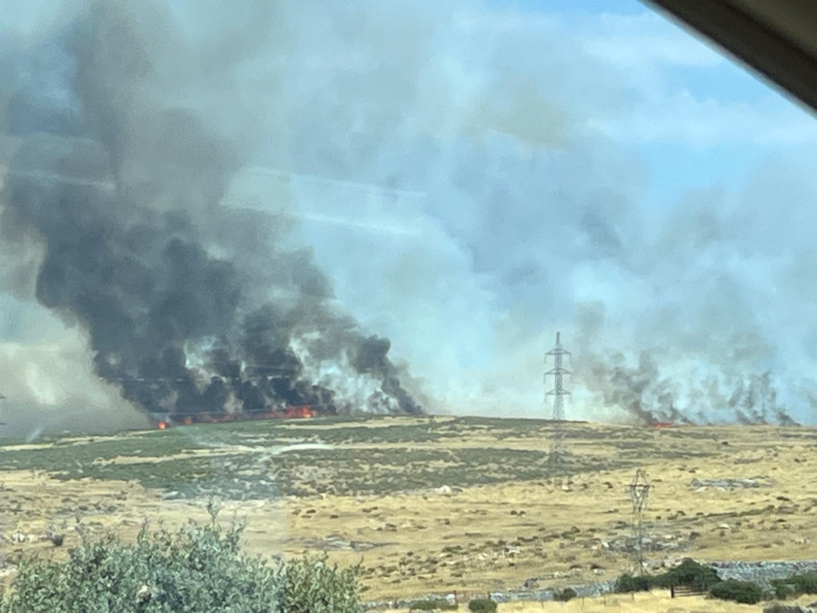 Incendio El Herradón de Pinares./SER Ávila