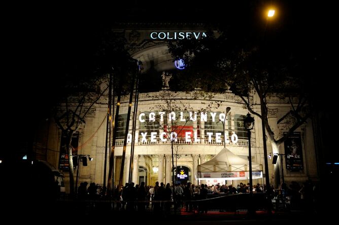 La gala "Catalunya Aixeca el teló", al teatre Coliseum de Barcelona