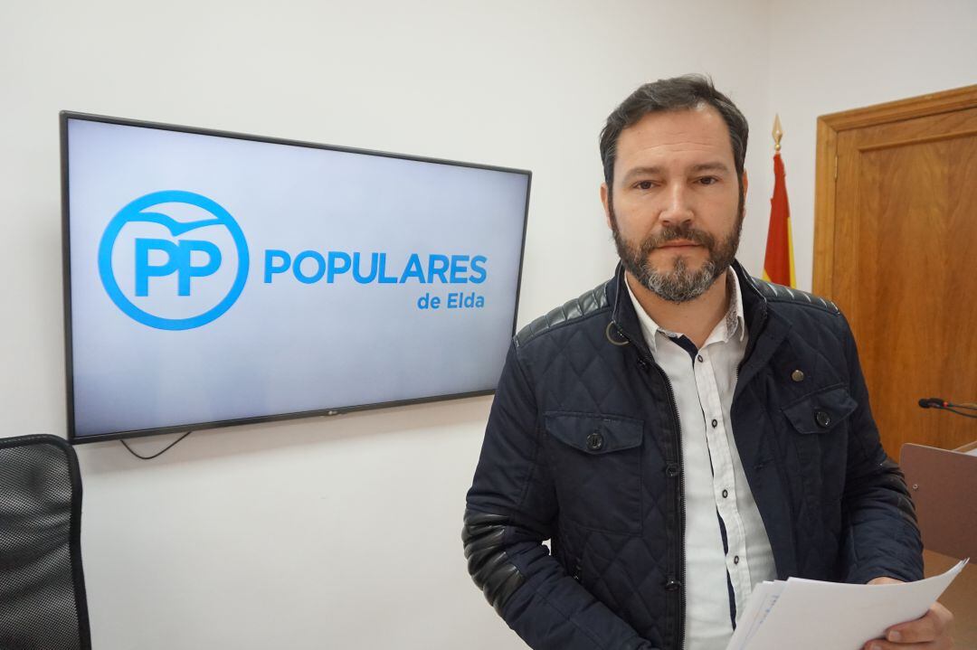 Francisco Muñoz, portavoz del PP en Elda 