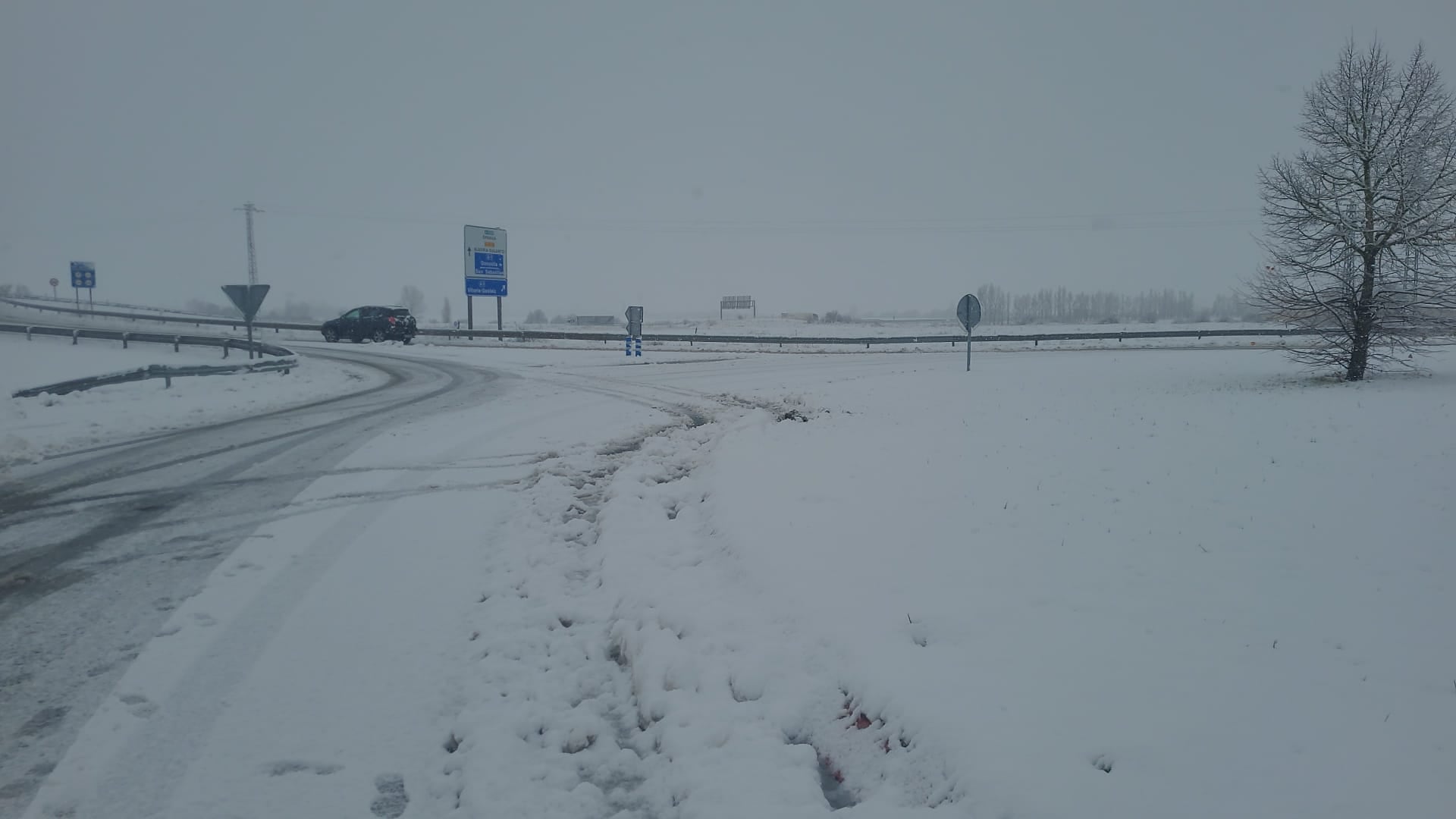 Carretera hacia Agurain