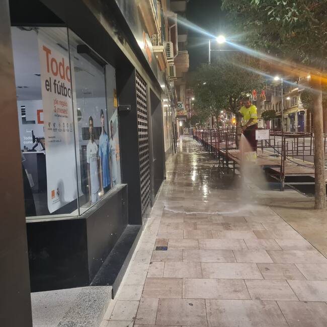 Limpieza tras las fiestas