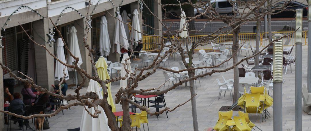 Terrazas de establecimientos hosteleros.