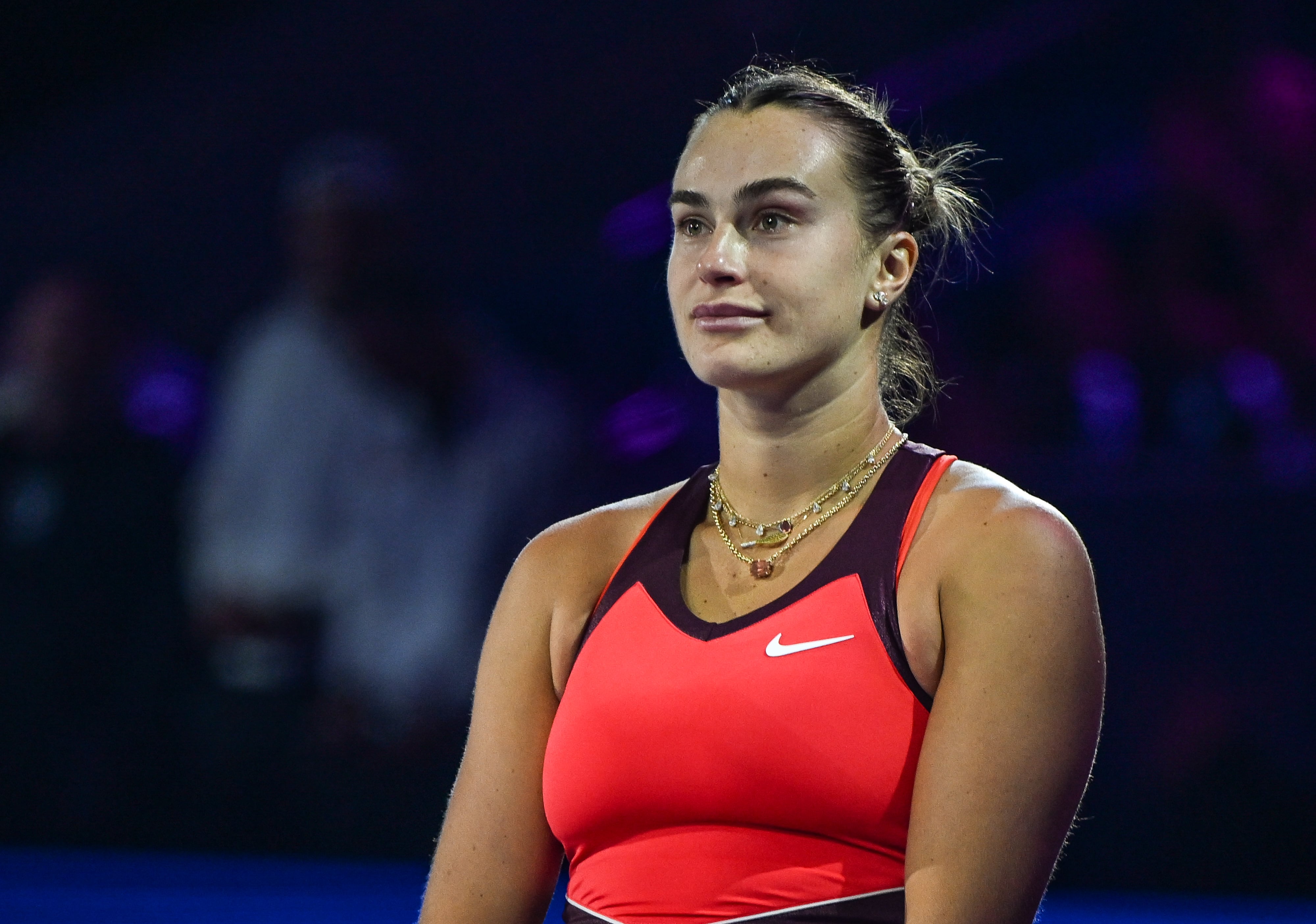 Aryna Sabalenka, en la final de las WTA Finals 2025