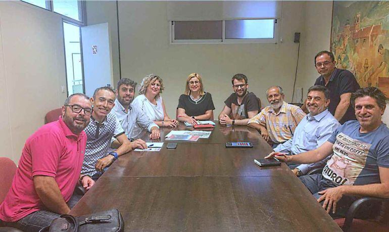 Reunión de los organizadores de la prueba